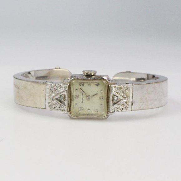 1959 Bulova 10k gf Watch with diamond accents main image 4